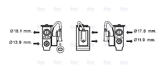 AVA Aircon Expansion valve BW1431