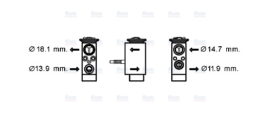 AVA Aircon Expansion Valve BW1432
