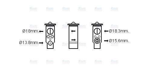 AVA Aircon Expansion Valve BW1437