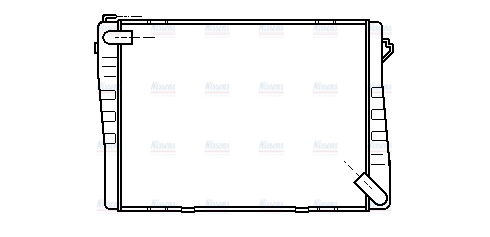 AVA Coolant Radiator BW2007