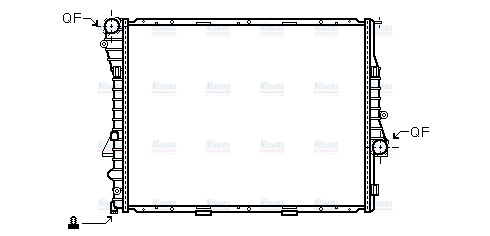 AVA Coolant Radiator BW2274