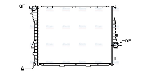 AVA Coolant Radiator BW2302