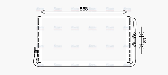 AVA Coolant Radiator BW2568