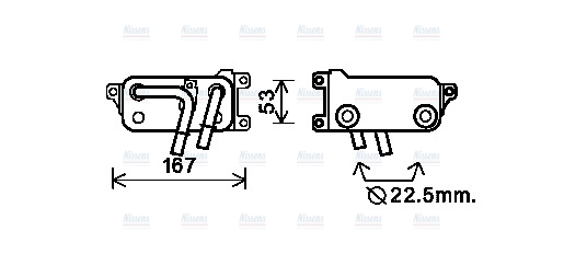 AVA Oil Cooler BW3401
