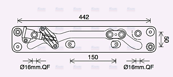 AVA Oil Cooler BW3573