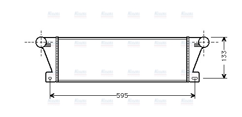 AVA Charge Air Intercooler BW4177