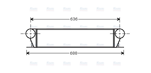 AVA Charge Air Intercooler BW4253