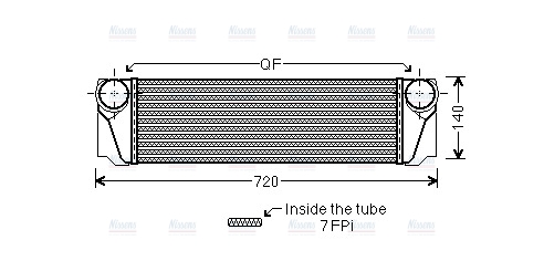AVA Charge Air Intercooler BW4376