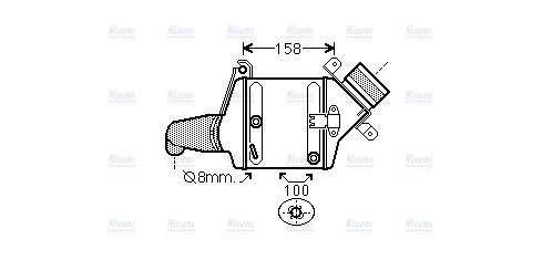 AVA Charge Air Intercooler BW4381