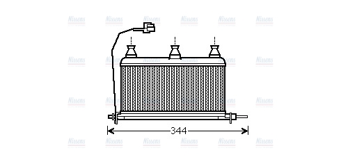 AVA Heater Core BW6352