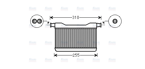 AVA Heater Core BW6382