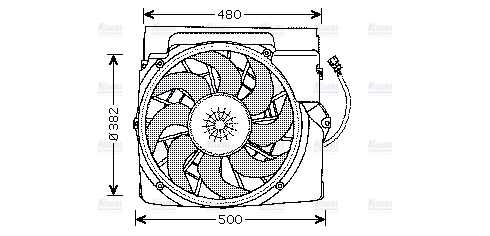 AVA Radiator Cooling Fan BW7511