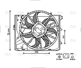 AVA Radiator Cooling Fan BW7528