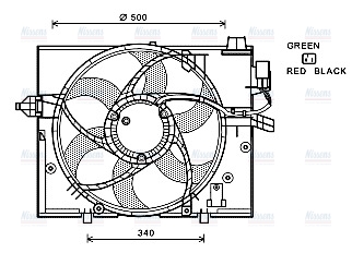 AVA Radiator Cooling Fan BW7531