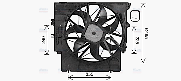 AVA Radiator Cooling Fan BW7598
