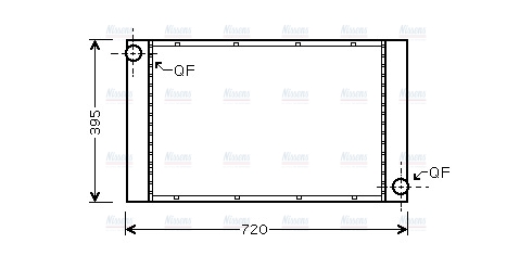 AVA Coolant Radiator BWA2287