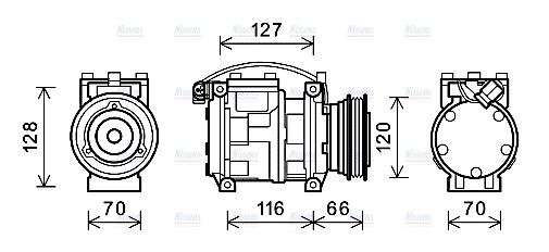AVA Aircon Compressor BWAK232