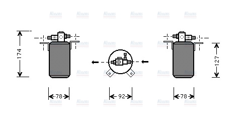 AVA Aircon Receiver Dryer Filter BWD021
