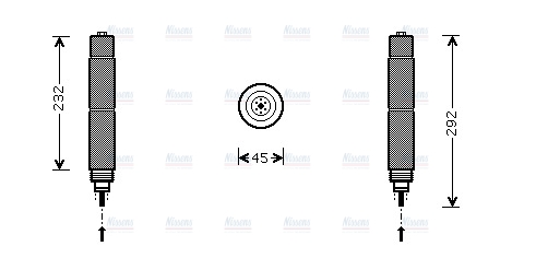 AVA Aircon Receiver Dryer Filter BWD078