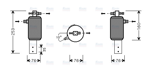 AVA Aircon Receiver dryer BWD079