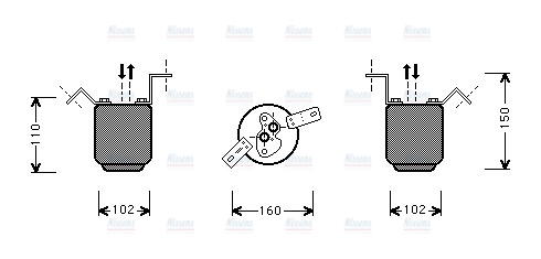 AVA Aircon Receiver Dryer Filter BWD224