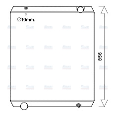 AVA Coolant Radiator CL2007