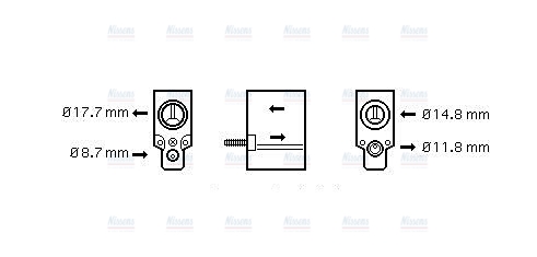AVA Aircon Expansion valve CN1220