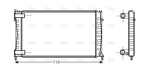 AVA Coolant Radiator CN2144