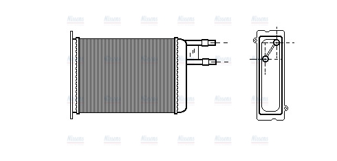 AVA Cabin Heater Core CN6128