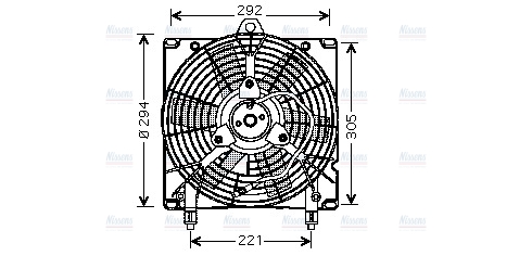 AVA Radiator Cooling Fan CN7517