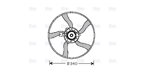 AVA Radiator Cooling Fan CN7532