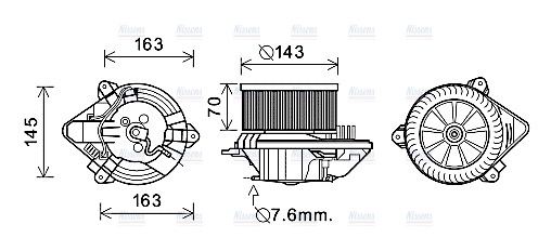AVA Cabin Fan Blower Motor CN8510
