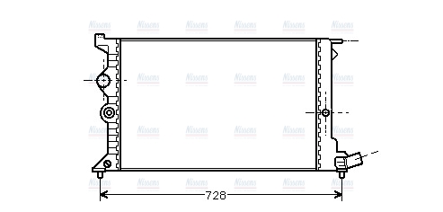 AVA Coolant Radiator CNA2072