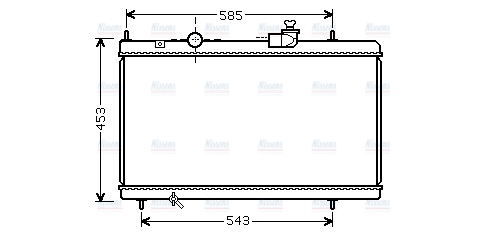 AVA Coolant Radiator CNA2228