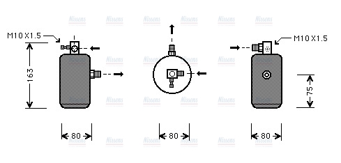 AVA Aircon Receiver Dryer Filter CND162