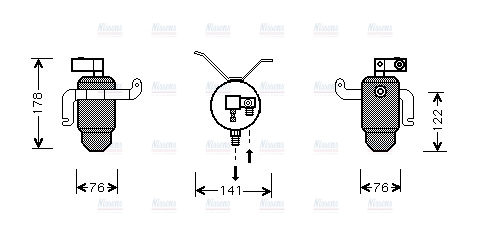 AVA Aircon Receiver Dryer Filter CND183