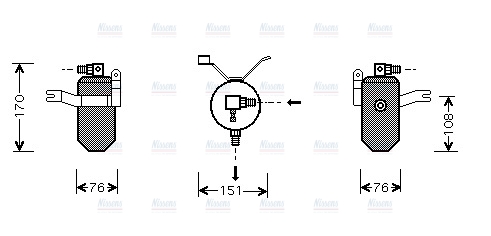 AVA Aircon Receiver Dryer Filter CND184