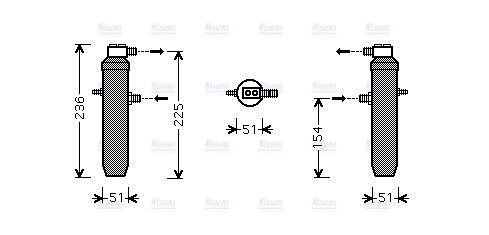 AVA Aircon Receiver dryer CND234