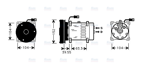 AVA Aircon Compressor CPAK003