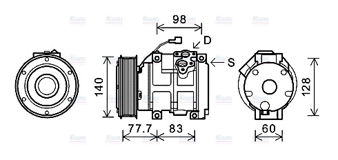 AVA Aircon Compressor CPAK007