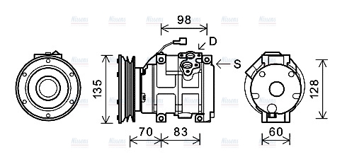 AVA Aircon Compressor CPAK009