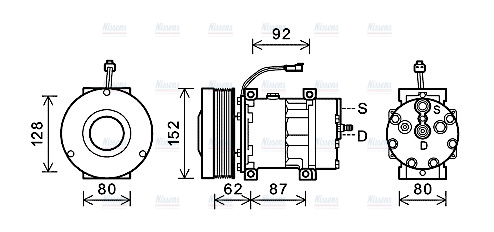 AVA Aircon Compressor CPAK014
