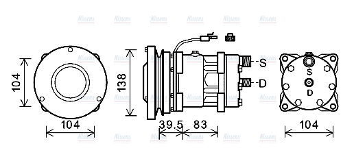 AVA Aircon Compressor CPAK017