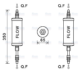 AVA Aircon Receiver Dryer Filter CPD015