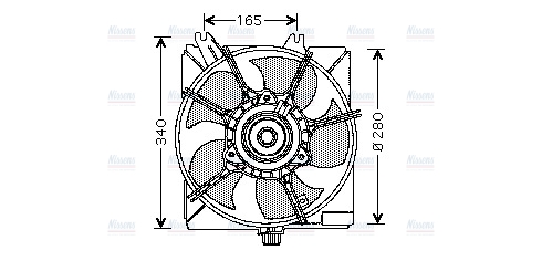 AVA Radiator Fan CR7508