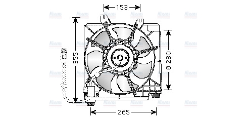 AVA Radiator Fan CR7511