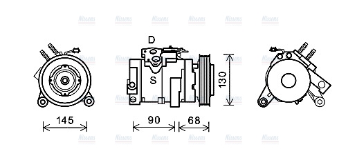 AVA Aircon Compressor CRAK133
