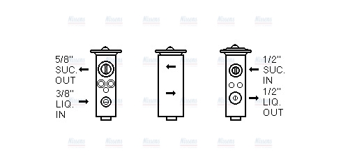 AVA Aircon Expansion valve CS1018