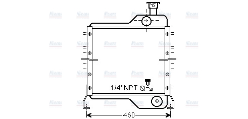 AVA Coolant Radiator CS2016