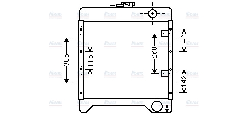 AVA Coolant Radiator CS2030